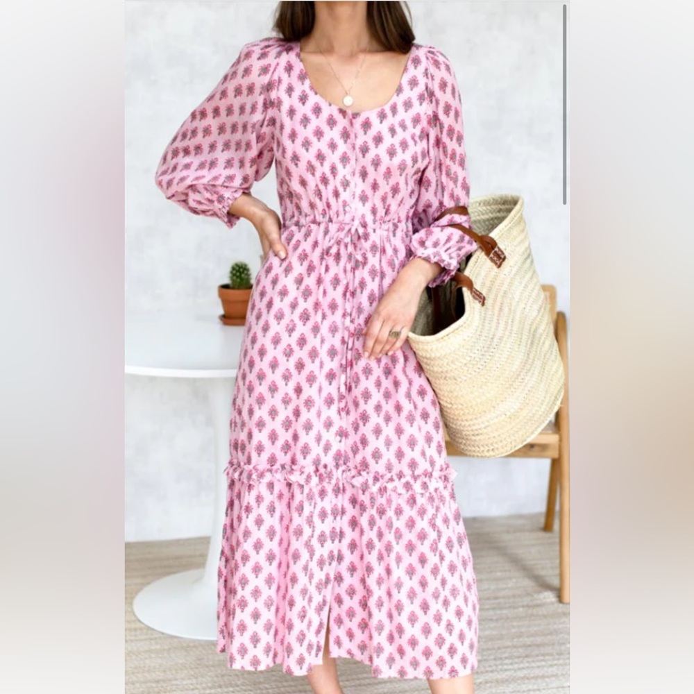 LUCY LONG SLEEVE DRESS - POSEY ORGANIC